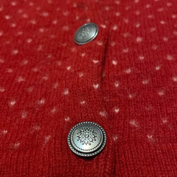 Vintage Eddie Bauer Red Nordic Wool Vest ￼ - Picture 4 of 10